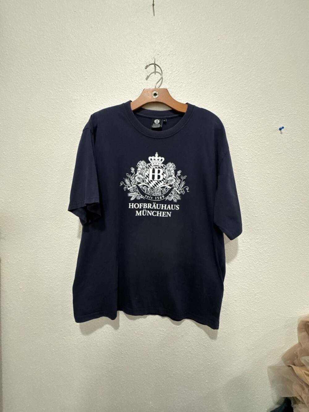Hofbräuhaus München Graphic T-Shirt Navy Size XL